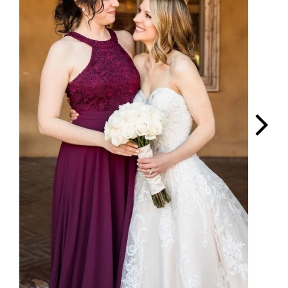 Lulus “Your Darling” Formal Floral Lace Maxi Dress - Picture 12 of 15